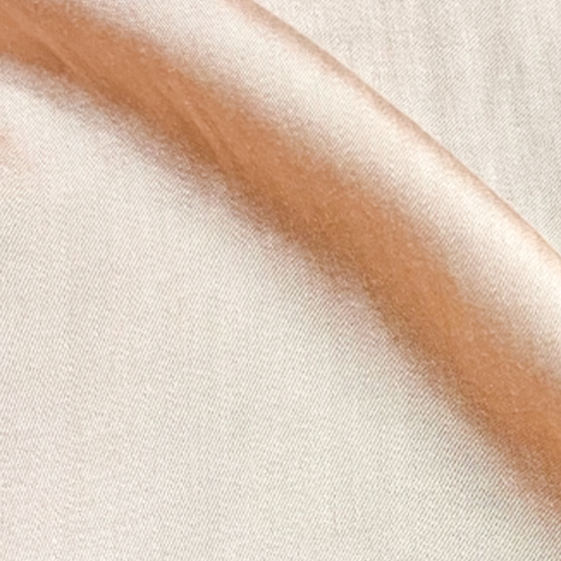 Spun silk fabric